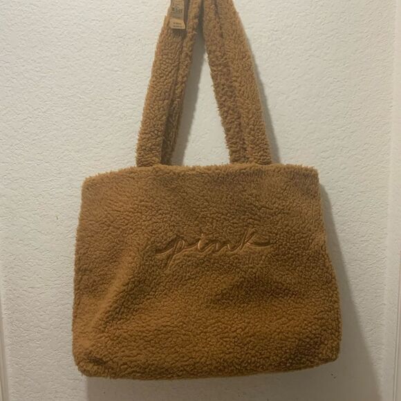 NWT Victoria’s Secret PINK Cozy Plush Tote Bag - Picture 5 of 11